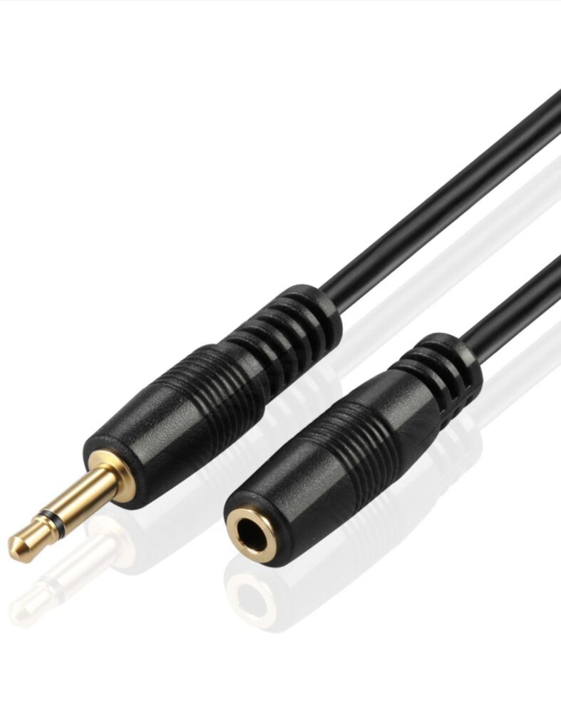 TNP 3.5mm Mono Extension Cable (6 FT) - 12V Trigger Cable, IR Infrared Sensor Receiver Extension Extender, 3.5mm 1/8" TS Monaural Mini Mono Audio Plug Jack Connector Male to Female Cable Wire Cord