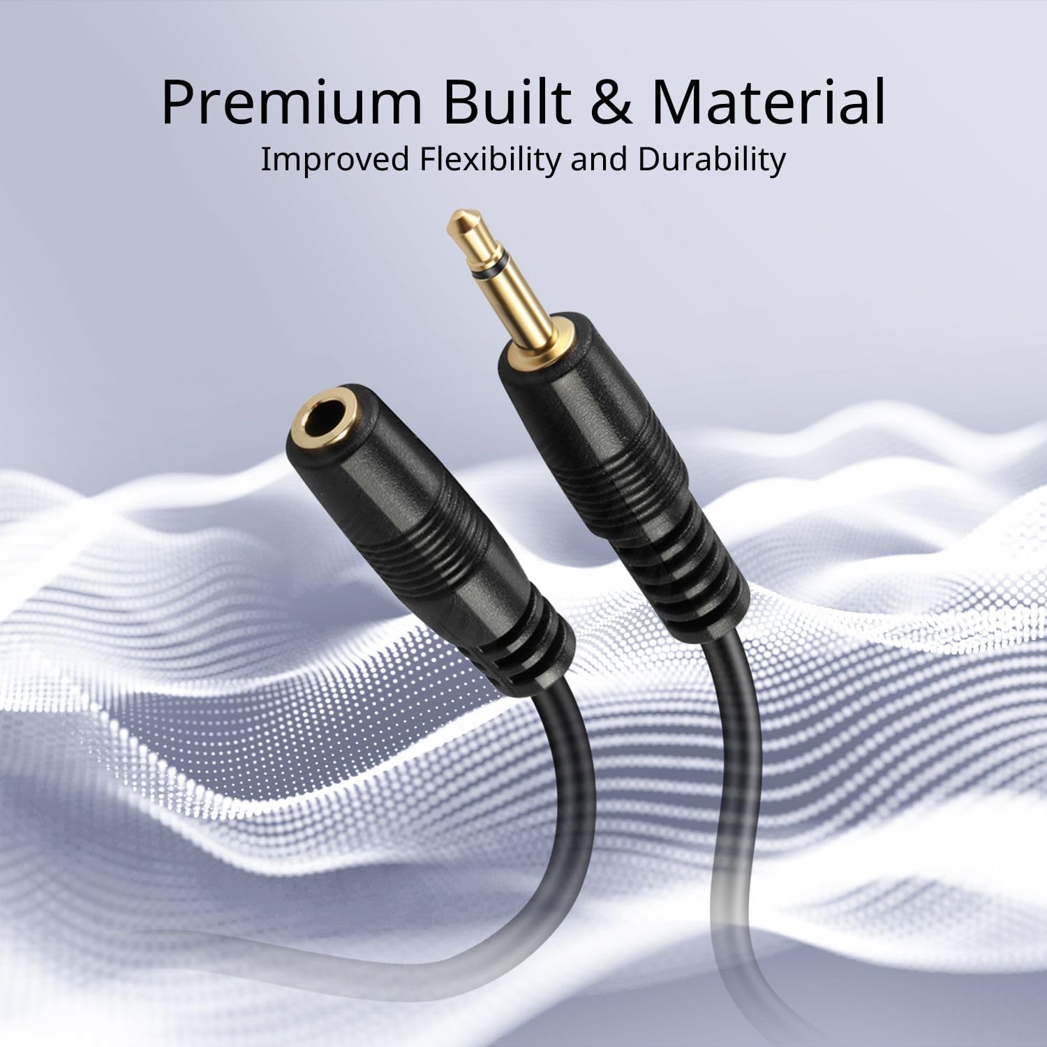 TNP 3.5mm Mono Extension Cable (6 FT) - 12V Trigger Cable, IR Infrared Sensor Receiver Extension Extender, 3.5mm 1/8" TS Monaural Mini Mono Audio Plug Jack Connector Male to Female Cable Wire Cord - Image 3