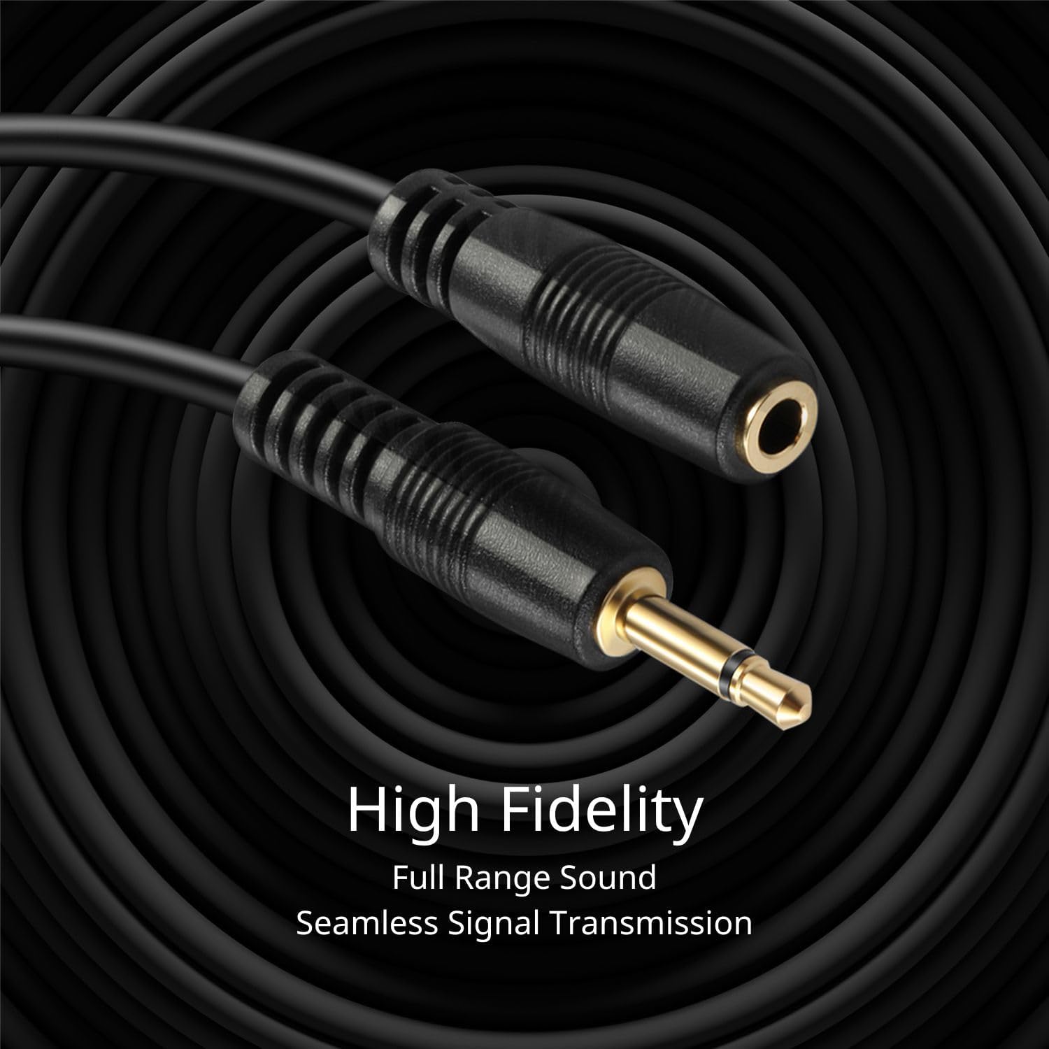 TNP 3.5mm Mono Extension Cable (6 FT) - 12V Trigger Cable, IR Infrared Sensor Receiver Extension Extender, 3.5mm 1/8" TS Monaural Mini Mono Audio Plug Jack Connector Male to Female Cable Wire Cord - Image 4